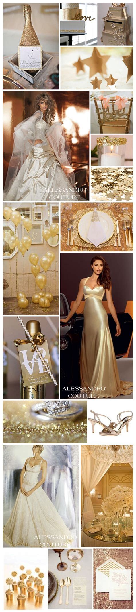 Elegant Gold Wedding Palette