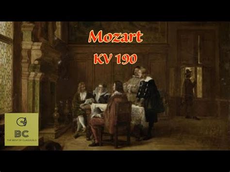 Wolfgang A Mozart KV 190 Concertone For Two Violins And Orchestra In