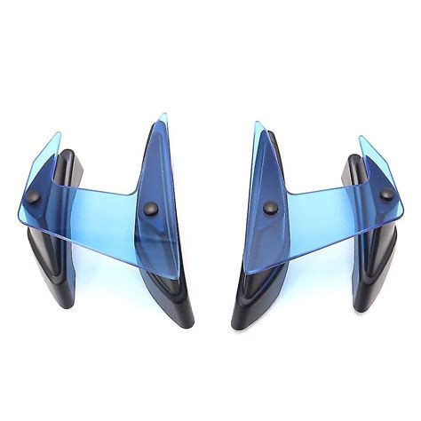 New Motorcycle Side Downforce Naked Spoilers Fixed Winglet Fairing Wing