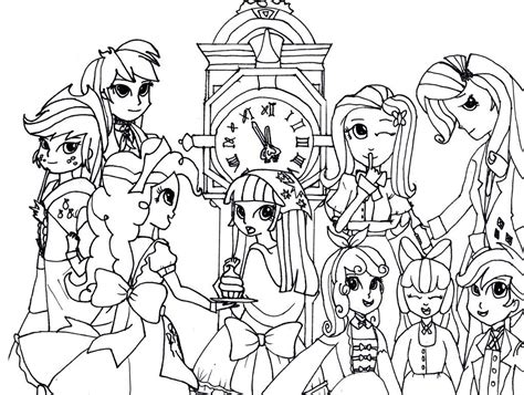 Equestria Girls Coloring Pages - Best Coloring Pages For Kids