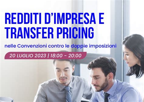 Redditi Dimpresa E Transfer Pricing Nelle Convenzioni Contro Le Doppie