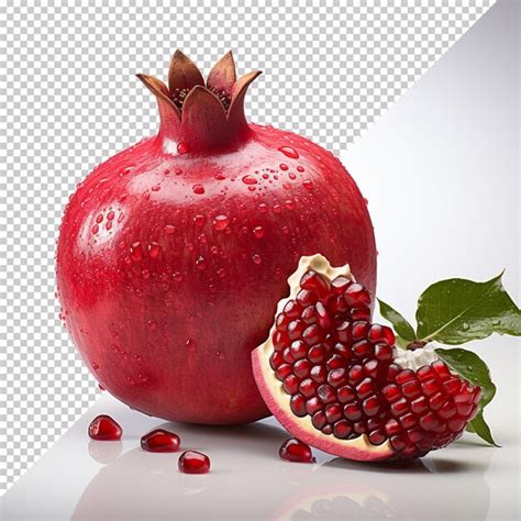 Premium Psd Pomegranate Isolated On Transparent Background