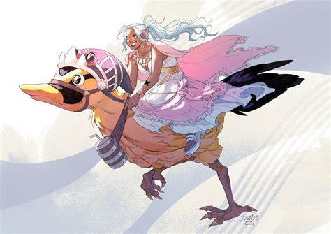 Vivi & Karoo :) (I'm reading the Skypiea arc, just so you know) : r