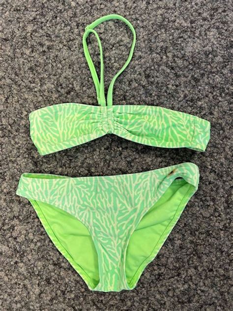 M Dchen Bikini Koralle Gr N Gebraucht In Oberglatt Zh F R Chf Mit Lieferung Auf