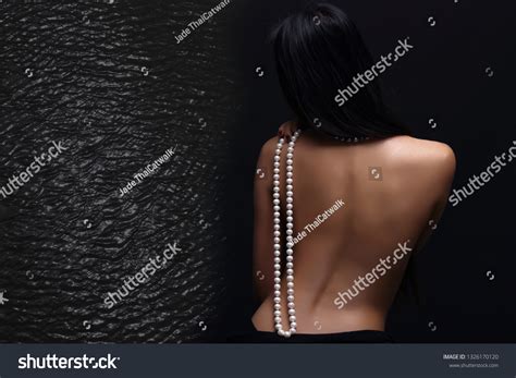 Portrait Beautiful Nude Long Straight Black Stock Photo 1326170120 Shutterstock