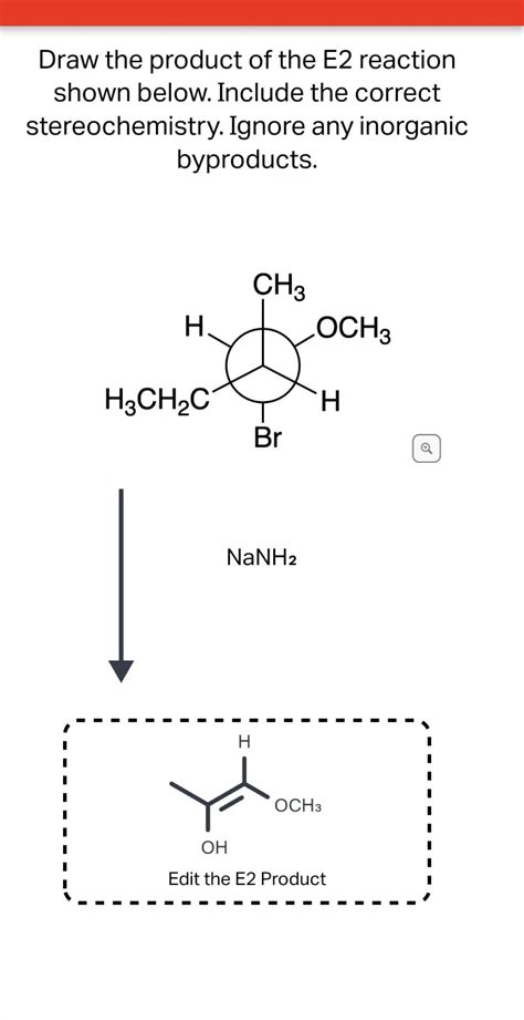 Draw The Product Of The Reaction Shown Below