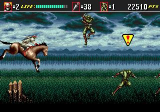 Screenshot Of Shinobi Iii Return Of The Ninja Master Genesis