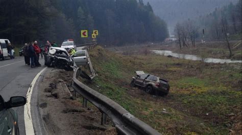 O familie din Bistriţa implicată într un grav accident rutier pe DN 1