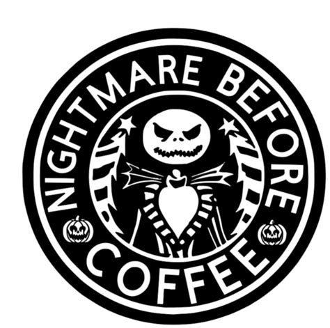 Nightmare Before Coffee Svg Etsy