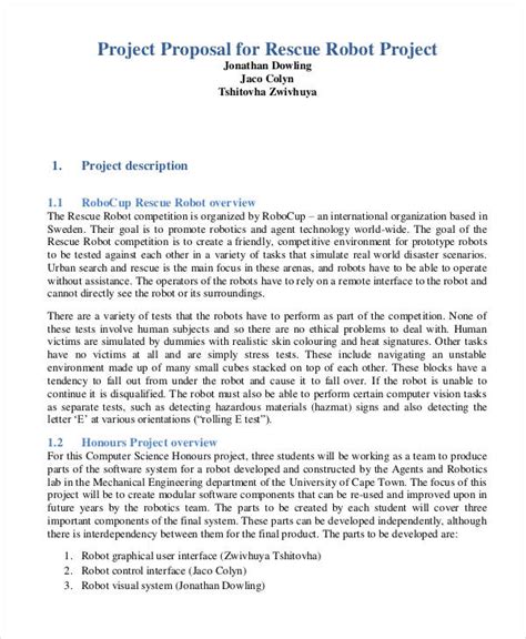 49 Project Proposal Examples Word Pdf