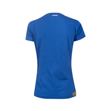 Camiseta Fem Komatsu Cl Ssica Azul