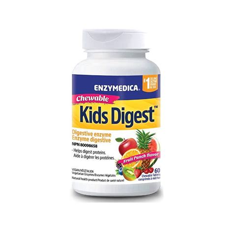 Enzymedica, Chewable Kids Digest, 60 Chewable Tablets - Lifeplus ...