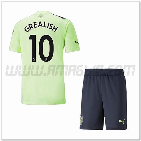 Kit Maglia Manchester City Bambino Grealish Terza Ottima