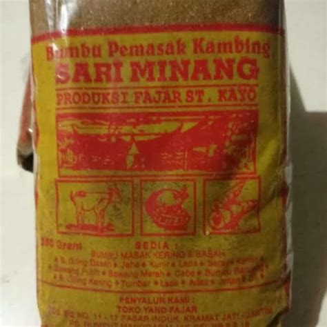 Jual Bumbu Masak Sari Minang Gulai Bumbu Pemasak Sari Minang Gule