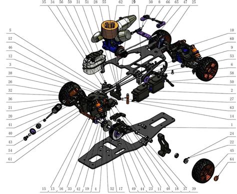 Rc Car Chassis Kit 3d Printable Model 3d Model 3d Printable Cgtrader