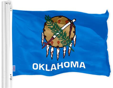 Oklahoma State Flag 150D Printed Polyester 3x5 Ft — G128store.com
