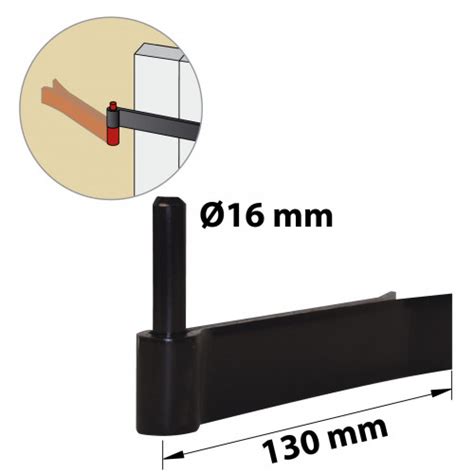 Afbat Gond Acier Prépeint H85x Diam16 Mm