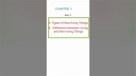 Science Class 3 Chapter 1 Living And Non Living Things Youtube