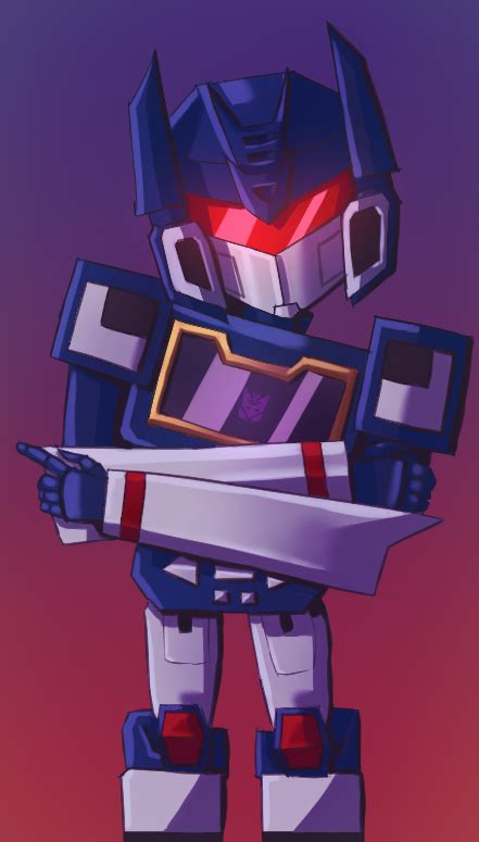 Soundwave Fanart I Wanted To Mess Around With A More Chibi Ish Style