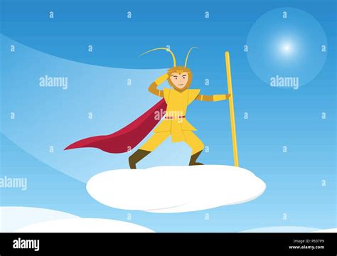 Sun Wukong Cartoon Stock Vector Images Alamy