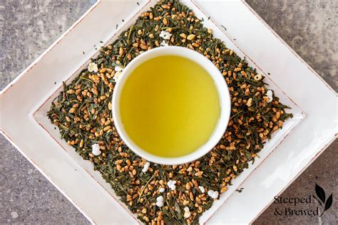 genmaicha green tea   brew       steeped