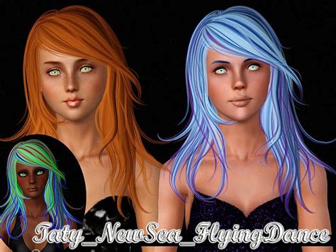 Five Newsea S Hairstyle Retextured By Taty Sims Hairs