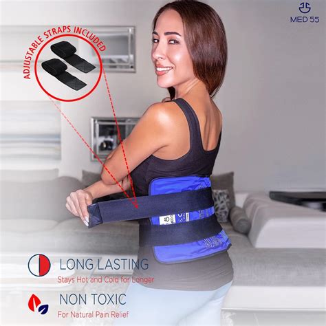 Reusable Gel Ice Pack Hot Cold Therapy For Pain Relief Flexible Soft Gel Pack For Injuries