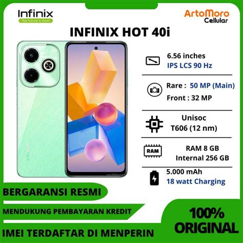 Jual Infinix Hot I Gb Android Xos Suport Nfc Garansi Resmi Infinix Green Di