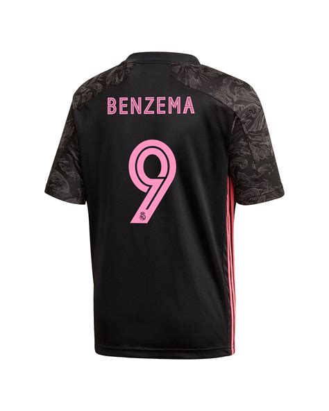 Camiseta 3ª Real Madrid 20202021 Negro Benzema