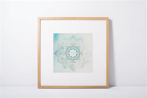 MOON Yantra Framed Print: Yantra Art Sacred Geometry - Etsy