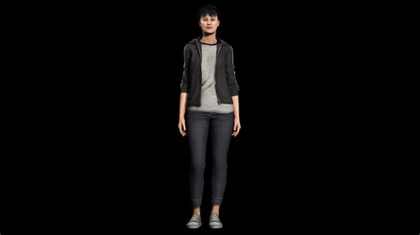Asian Woman 3d Model Turbosquid 2007093