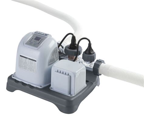 Intex Krystal Clear Saltwater System Chlorinator w/GFCI Model 28667EG ...