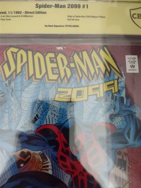 Spider Man Cbcs Ss Key Issue Signed By Peter David Mcu