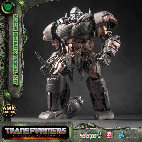 transformers rise   beasts rhinox advanced model kit