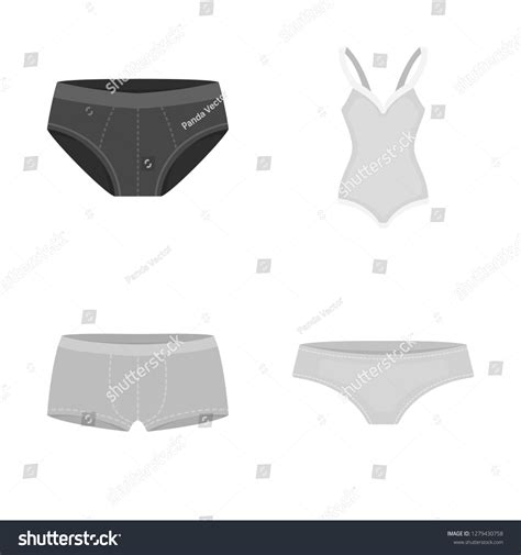 Vector Design Bikini Fashion Logo Set vector de stock libre de regalías 1279430758 Shutterstock