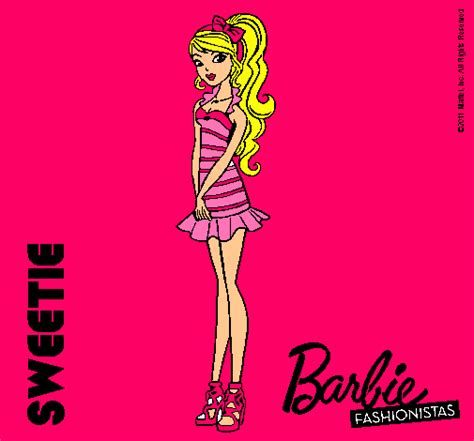 Dibujo De Barbie Fashionista 6 Pintado Por Nikluisli En Dibujos Net El