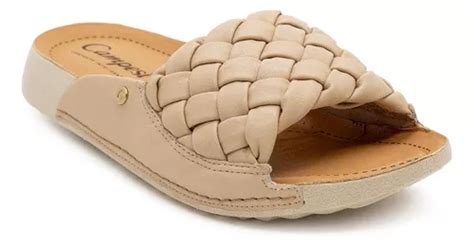 Tamanco Slide Feminino Joanete Campesí L Nude Parcelamento sem juros