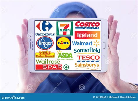 Supermarket Chains And Retail Brands And Logos Editorial Image | CartoonDealer.com #76263268