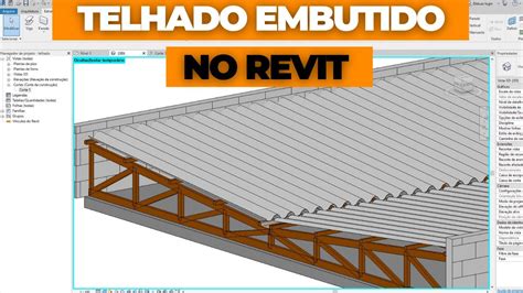 Telhado Embutido Revit Youtube