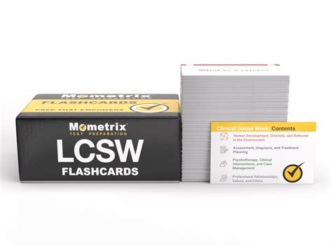 LCSW Prep Flash Cards LCSW Flashcard Study Guide 2023 2024 For The