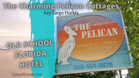 The Pelican Cottages Key Largo Private Beach And Cute Bungalows Youtube