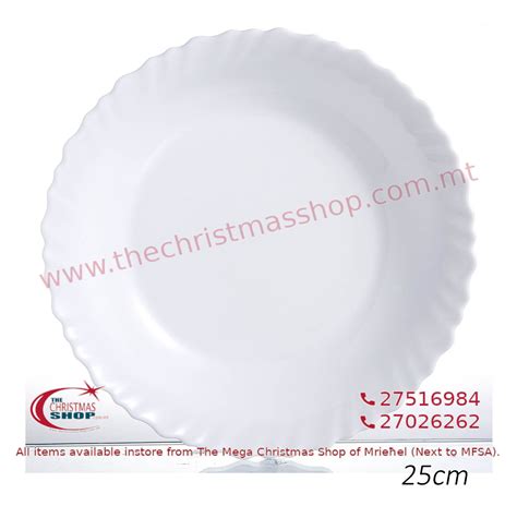 Luminarc Dinner Plate 25cm Ani292310 The Christmas Shop