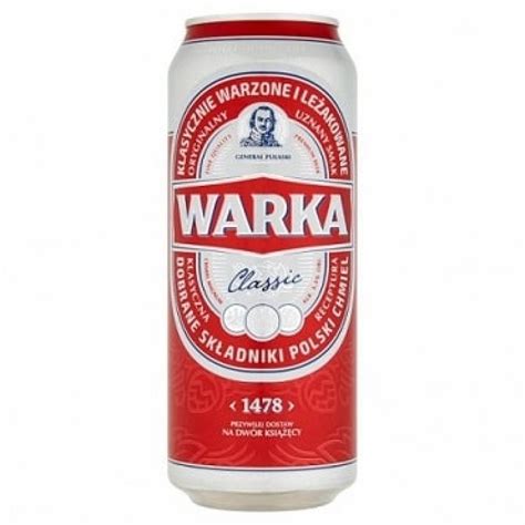 Warka Jasne Pełne 5 5 500ml Bière polonaise blonde