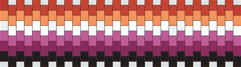 Lesbian Flag Cuff Pony Bead Patterns Misc Kandi Patterns For Kandi Cuffs