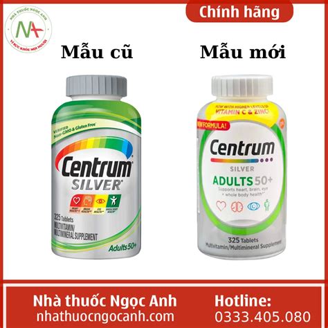 Centrum Silver Adults 50+ là thuốc gì, giá bao nhiêu, mua ở đâu?