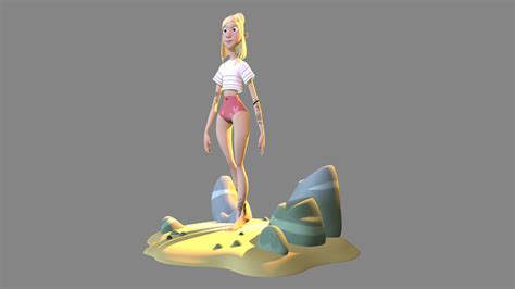 Artstation Beach Girl