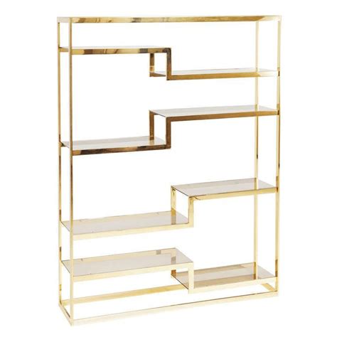 15 The Best Brass Bookcases