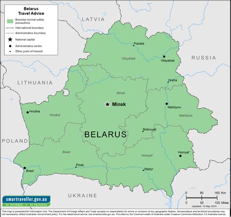 Belarus Country Map