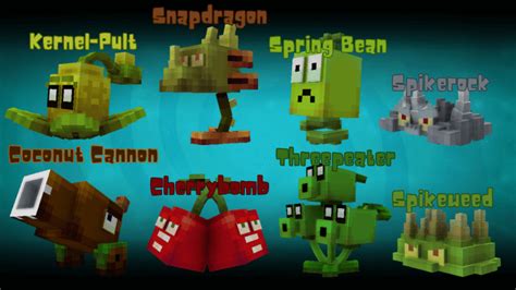 Plants Vs Zombies 2 Minecraft Addon