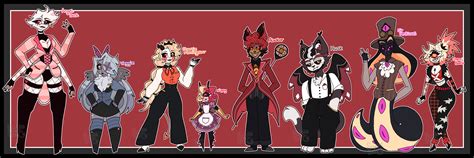 Hazbin Hotel Au Redesigns By Snafflebun On Deviantart